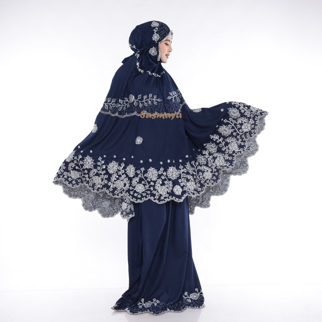 Bundo Kanduang Mukena - Navy - Image 7