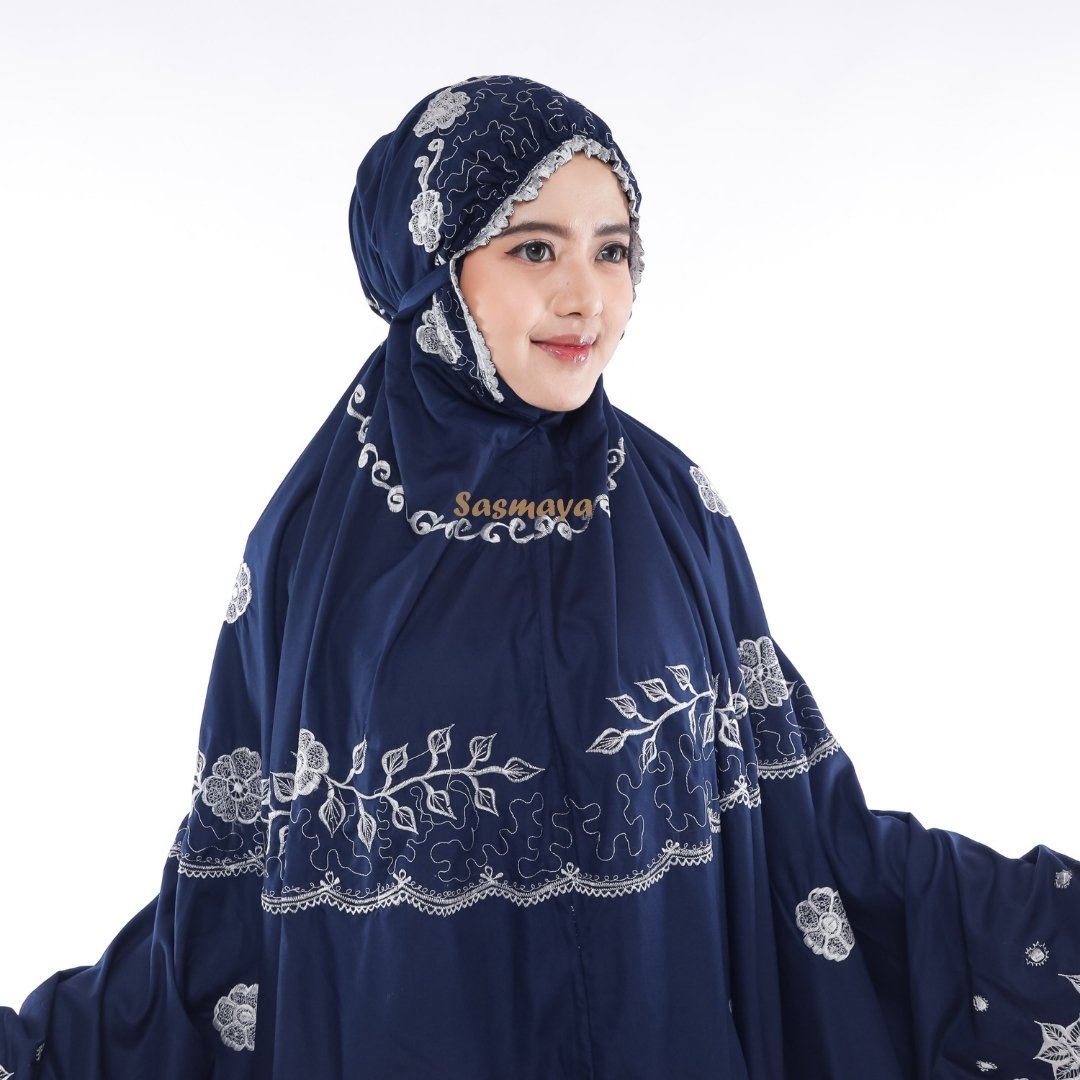 Bundo Kanduang Mukena - Navy - Image 4