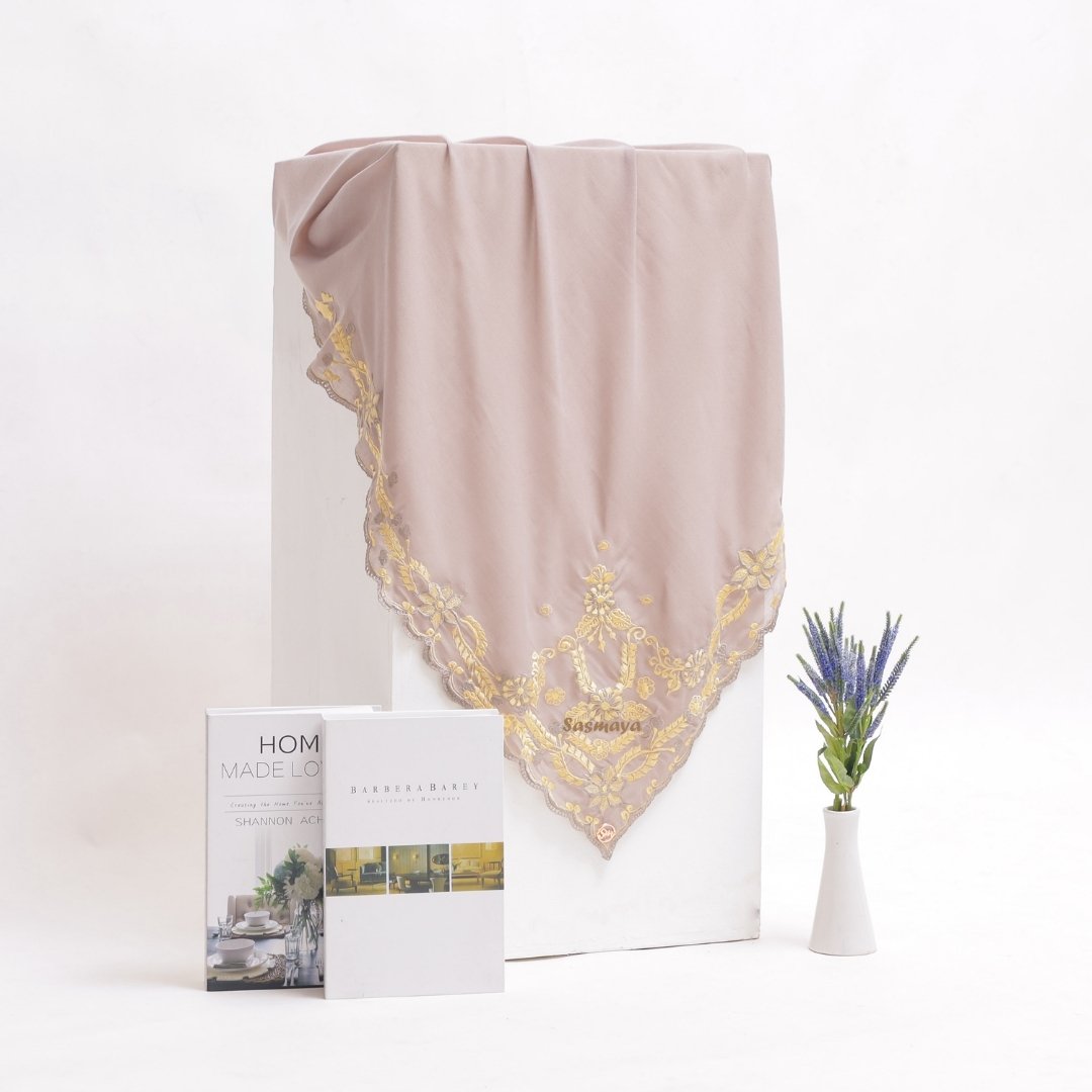 Pashmina Kerancang - Padang Brown 1