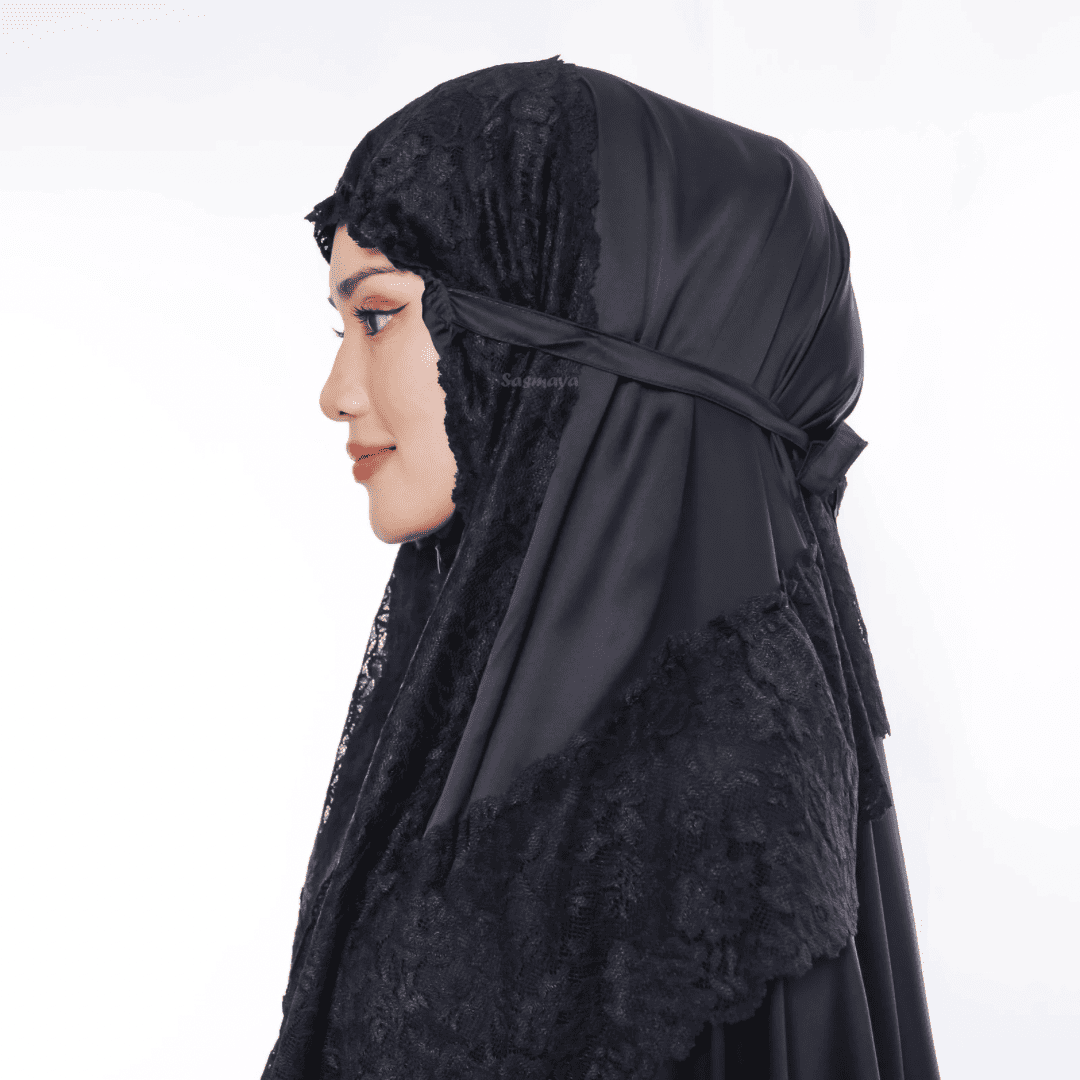 Mukena Eshal - Black - Image 4