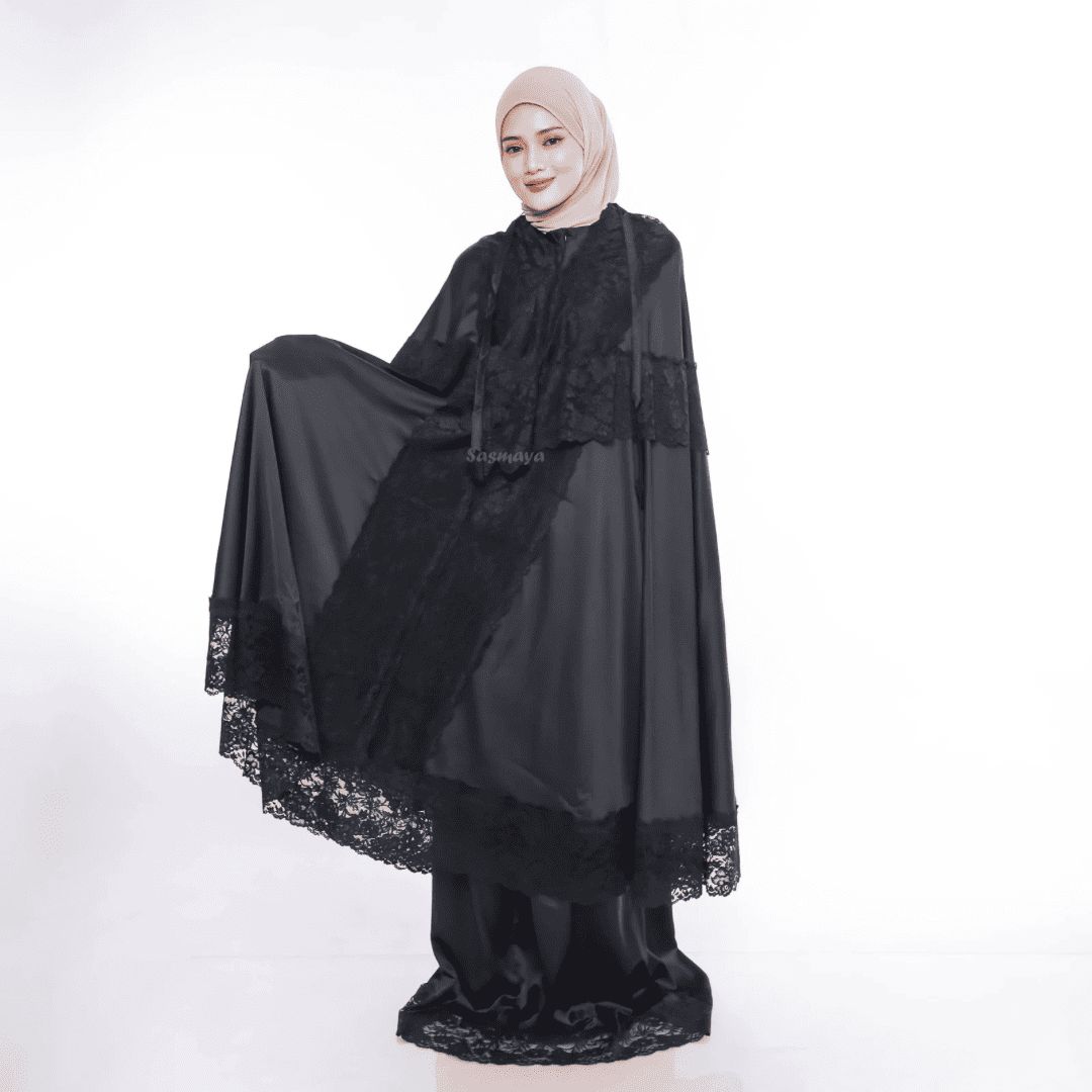Mukena Eshal - Black - Image 2