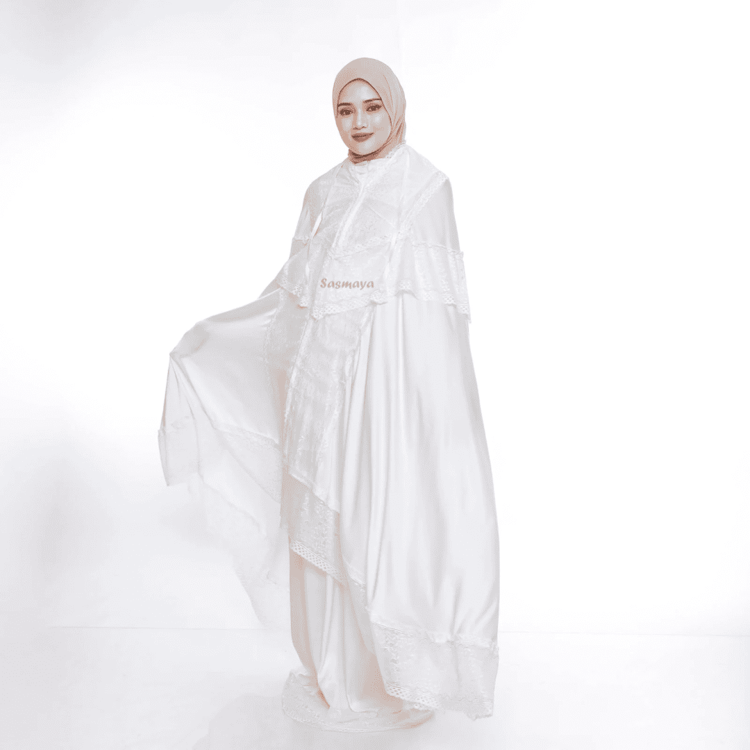 Mukena Eshal - White - Image 4